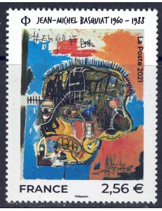 FRANCE 2021 Art (Jean-Michel Basquiat) MNH**
