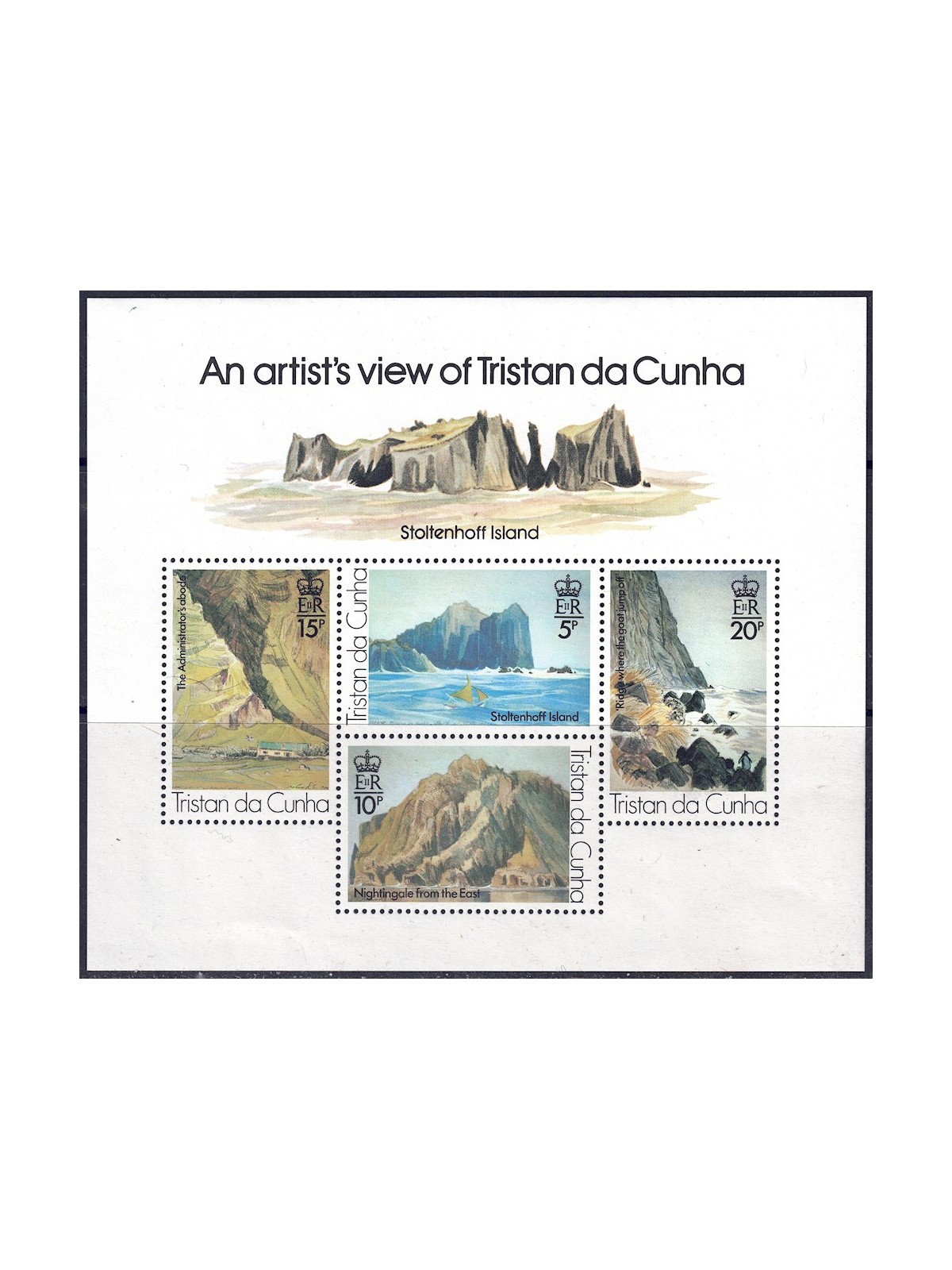 TRISTAN DA CUNHA 1980 Roland Svensson BF MNH**