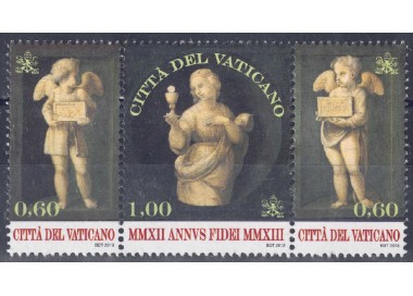 VATICAN 2013 Year of Faith, Raffaello Sanzio 3v MNH**