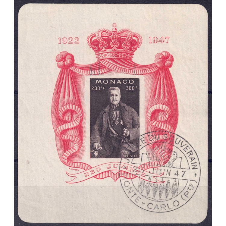 MONACO 1947 Principato di Luigi II BF us