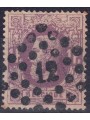 BELGIO 1869-78 Re Leopoldo II 1f lilla us