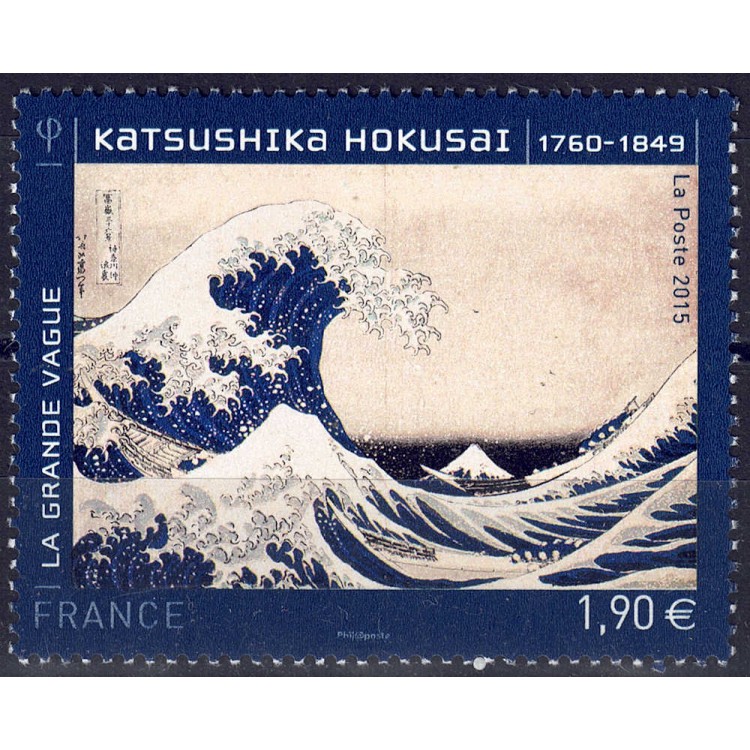 FRANCIA 2015 Arte (Katsushika Hokusai) MNH**