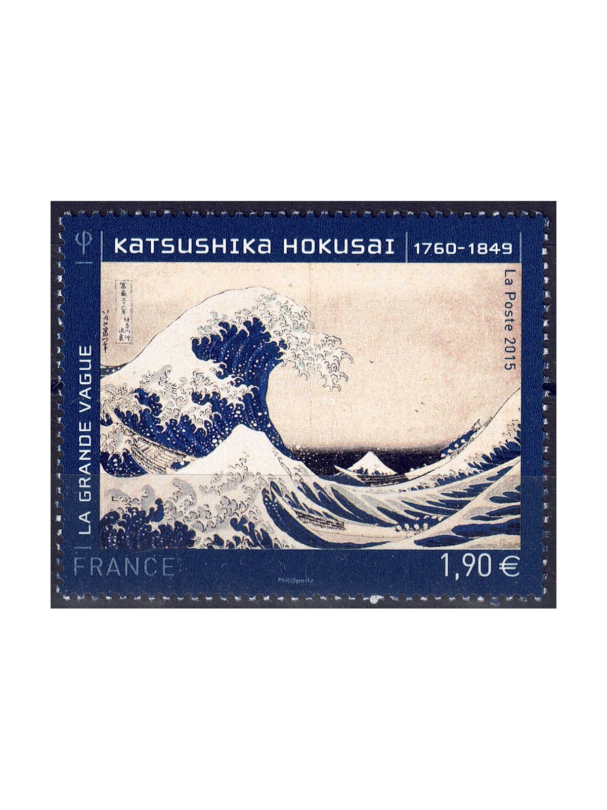 FRANCIA 2015 Arte (Katsushika Hokusai) MNH**