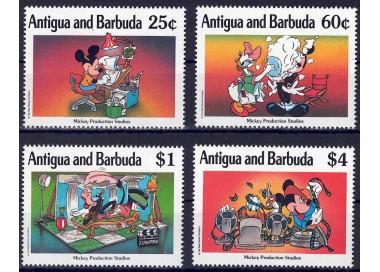 ANTIGUA AND BARBUDA 1990 Disney (Hollywood Studios I) 4v MNH**