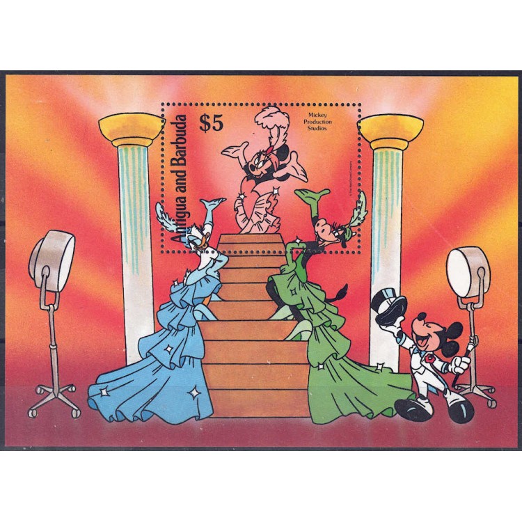 ANTIGUA E BARBUDA 1990 Disney (Studi di Hollywood I) BF MNH**