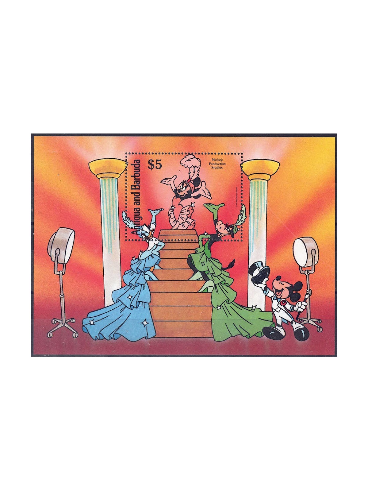 ANTIGUA AND BARBUDA 1990 Disney (Hollywood Studios I) s/s MNH**