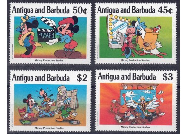 ANTIGUA AND BARBUDA 1990 Disney (Hollywood Studios II) 4v MNH**