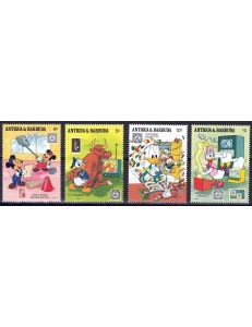 ANTIGUA AND BARBUDA 1989 Disney (Philately II) 4v MNH**