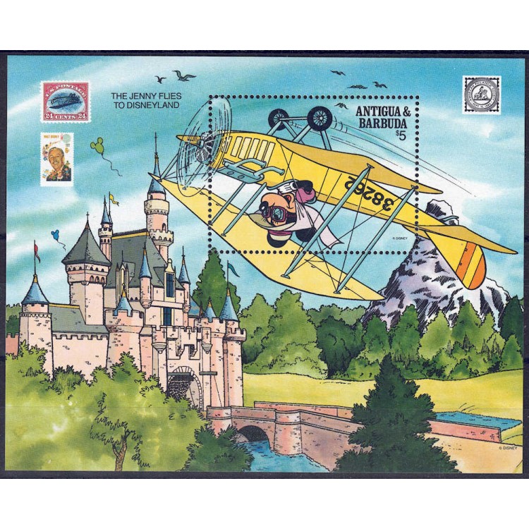 ANTIGUA AND BARBUDA 1989 Disney (Philately II) s/s MNH**