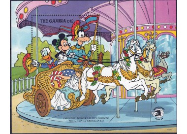 GAMBIA 1989 Disney (Philatelic Exhibition I) s/s MNH**