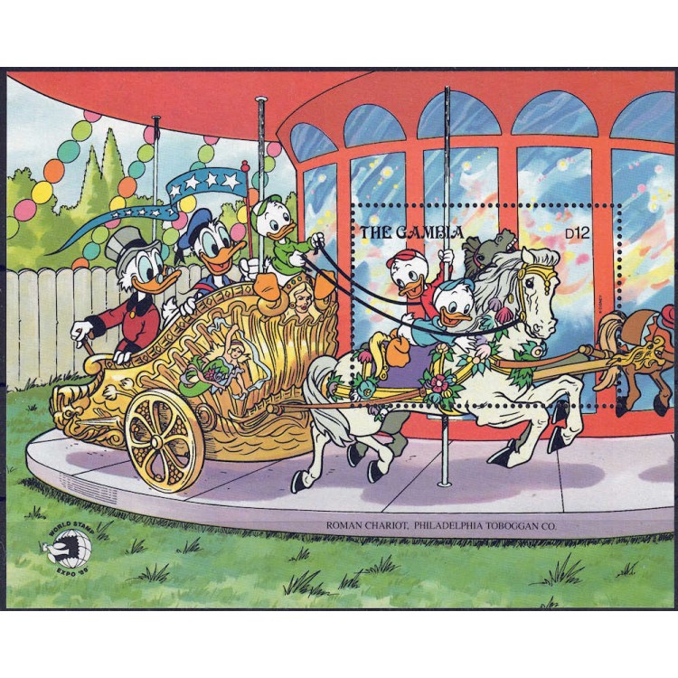 GAMBIA 1989 Disney (Philatelic Exhibition II) s/s MNH**