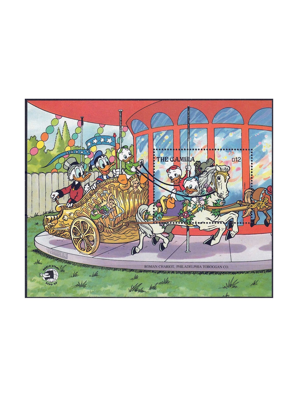 GAMBIA 1989 Disney (Philatelic Exhibition II) s/s MNH**
