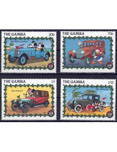 GAMBIA 1989 Disney (Christmas I) 4v MNH**