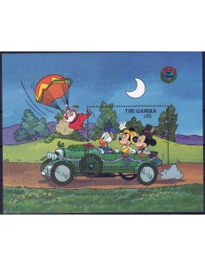 GAMBIA 1989 Disney (Christmas II) s/s MNH**