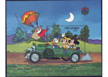 GAMBIA 1989 Disney (Natale II) BF MNH**