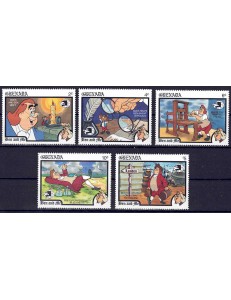 GRENADA 1989 Disney (Esposizione filatelica II) 5v MNH**