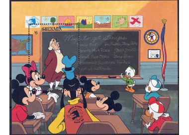 GRENADA 1989 Disney (Philatelic Exhibition I) s/s MNH**