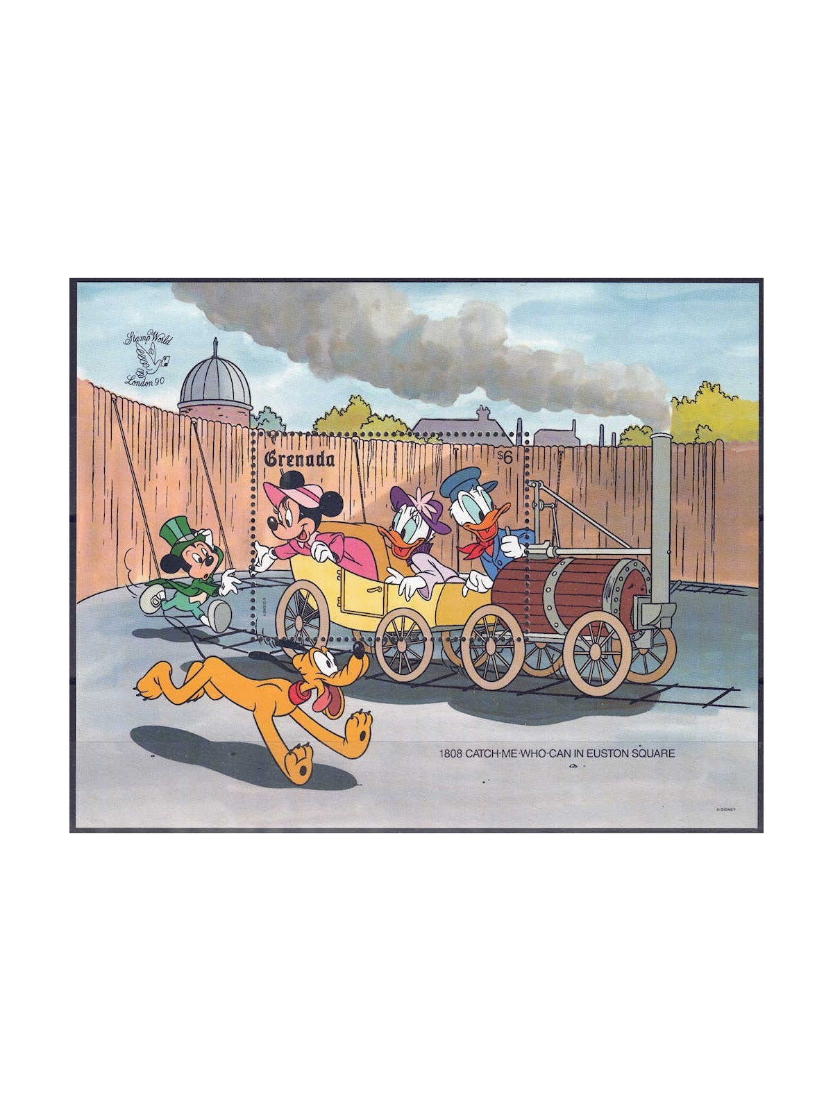 GRENADA 1990 Disney (Esposizione filatelica I) BF MNH**