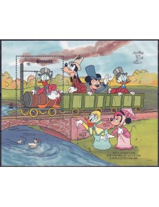 GRENADA 1990 Disney (Esposizione filatelica II) BF MNH**