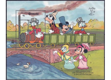 GRENADA 1990 Disney (Esposizione filatelica II) BF MNH**