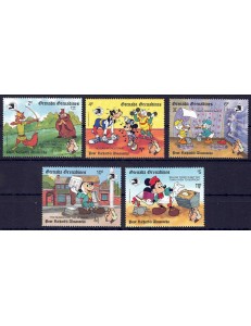 GRENADA GRENADINES 1989 Disney (Philatelic Exhibition II) 5v MNH**