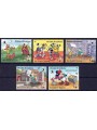 GRENADA GRENADINES 1989 Disney (Philatelic Exhibition II) 5v MNH**