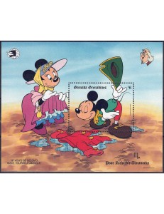 GRENADA GRENADINES 1989 Disney (Philatelic Exhibition I) 5v MNH**