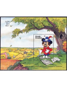 GRENADA GRENADINES 1990 Disney (Esposizione filatelica I) BF MNH**