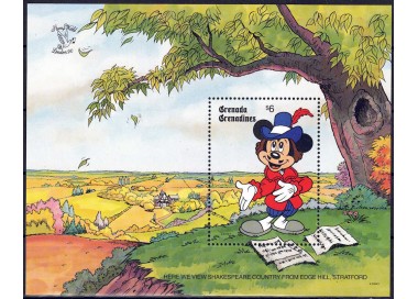 GRENADA GRENADINES 1990 Disney (Philatelic Exhibition I) s/s MNH**