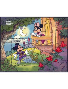 GRENADINES OF ST. VINCENT 1990 Disney (Esposizione filatelica II) BF MNH**