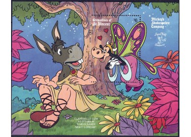 GRENADINES OF ST. VINCENT 1990 Disney (Philatelic Exhibition I) s/s MNH**
