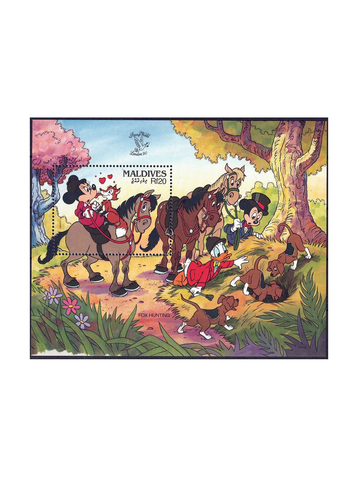 MALDIVES 1990 Disney (Philatelic Exhibition I) s/s MNH**