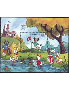 MALDIVES 1990 Disney (Philatelic Exhibition II) s/s MNH**