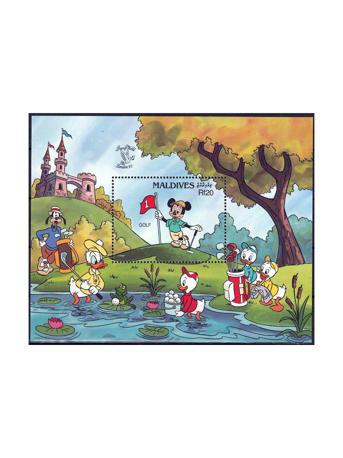 MALDIVES 1990 Disney (Philatelic Exhibition II) s/s MNH**