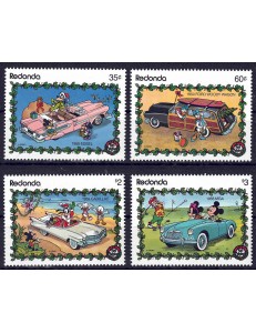 REDONDA 1989 Disney (Natale I) 4v MNH**