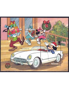 REDONDA 1989 Disney (Natale I) BF MNH**