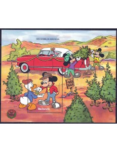 REDONDA 1989 Disney (Christmas II) s/s MNH**