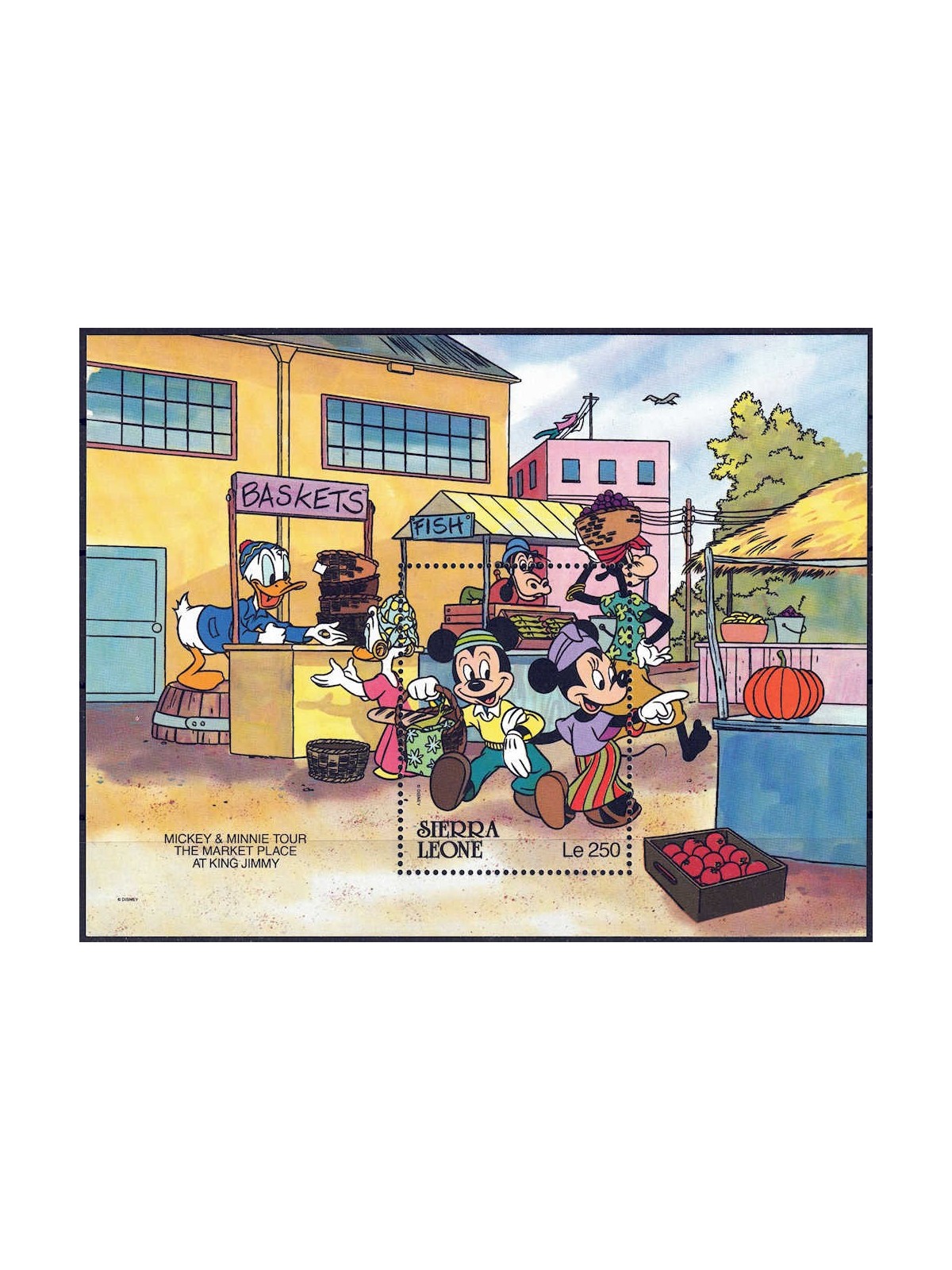 SIERRA LEONE 1990 Disney (Life in Sierra Leone II) s/s MNH**