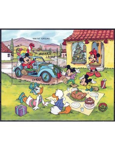 SIERRA LEONE 1989 Disney (Christmas I) s/s MNH**