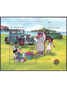 SIERRA LEONE 1989 Disney (Natale II) BF MNH**