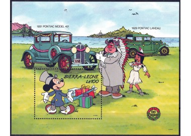 SIERRA LEONE 1989 Disney (Christmas II) s/s MNH**