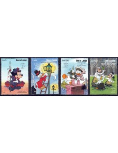 SIERRA LEONE 1990 Disney (Philatelic Exhibition I) 4v MNH**