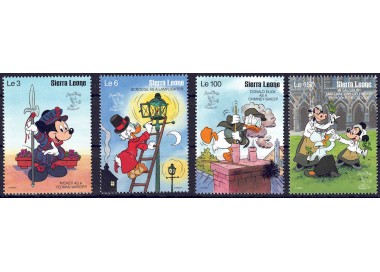 SIERRA LEONE 1990 Disney (Philatelic Exhibition I) 4v MNH**
