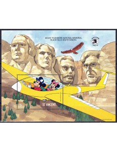 ST. VINCENT 1989 Disney (Esposizione filatelica I) BF MNH**