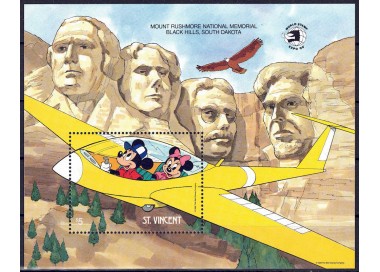 ST. VINCENT 1989 Disney (Philatelic Exhibition I) s/s MNH**
