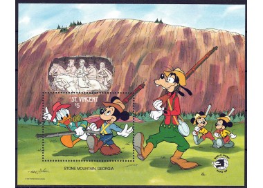 ST. VINCENT 1989 Disney (Philatelic Exhibition II) s/s MNH**