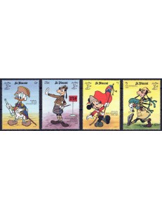 ST. VINCENT 1990 Disney (Philatelic Exhibition I) 4v MNH**