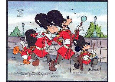 ST. VINCENT 1990 Disney (Philatelic Exhibition I) s/s MNH**