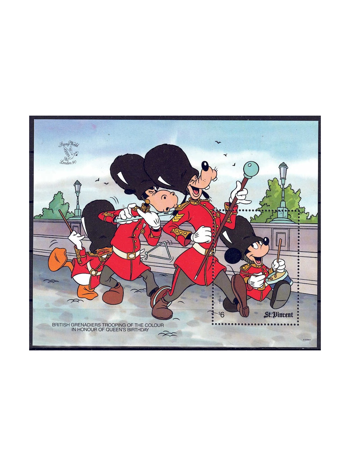 ST. VINCENT 1990 Disney (Philatelic Exhibition I) s/s MNH**