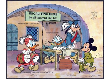ST. VINCENT 1990 Disney (Philatelic Exhibition II) s/s MNH**